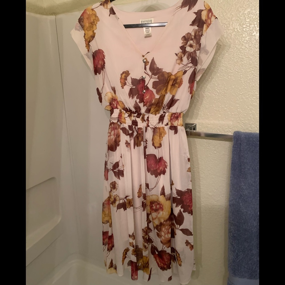 Spring floral dress